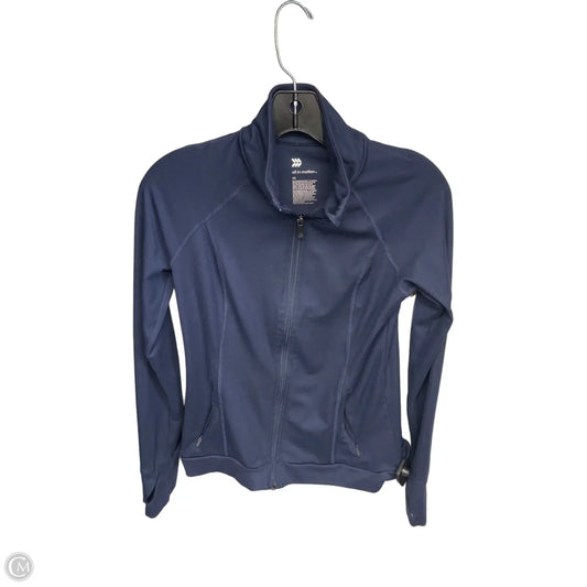 Athletic Jacket By All In Motion In Blue, Size: Xs