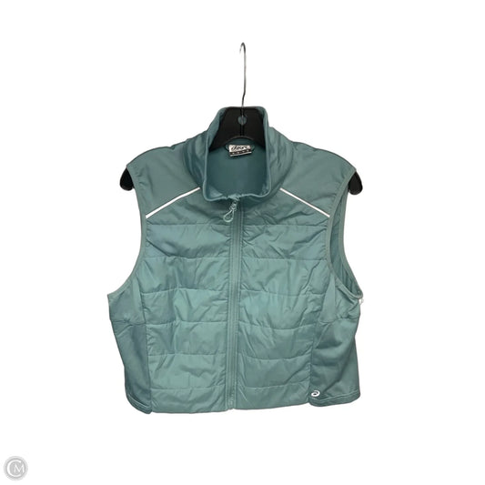 Vest Puffer & Quilted By Asics In Teal, Size: Xl