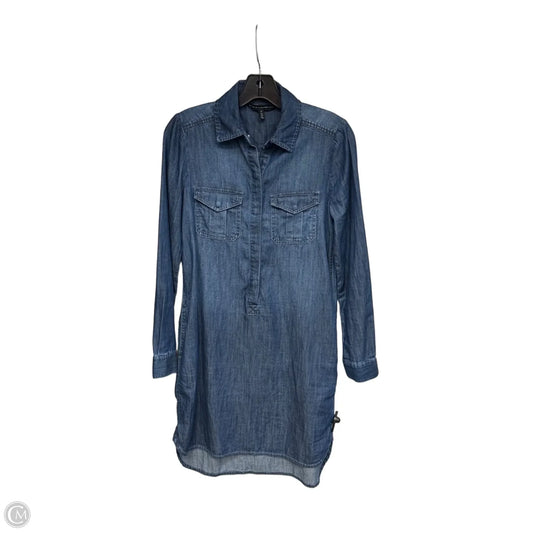 Dress Casual Short By White House Black Market In Blue Denim, Size: 0