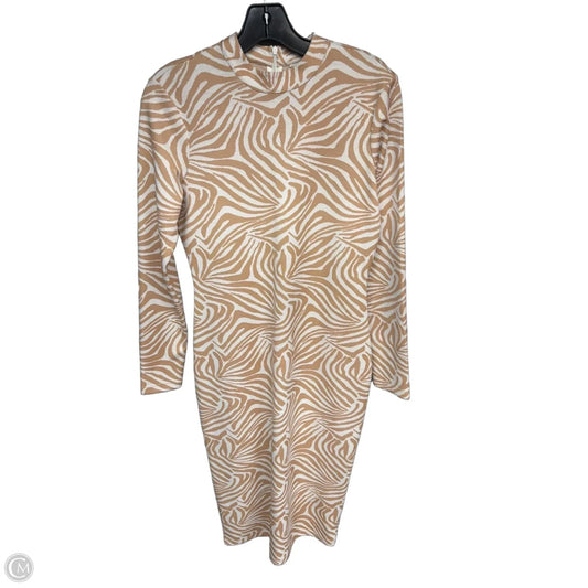 Dress Party Midi By Ted Baker In Zebra Print, Size: 2