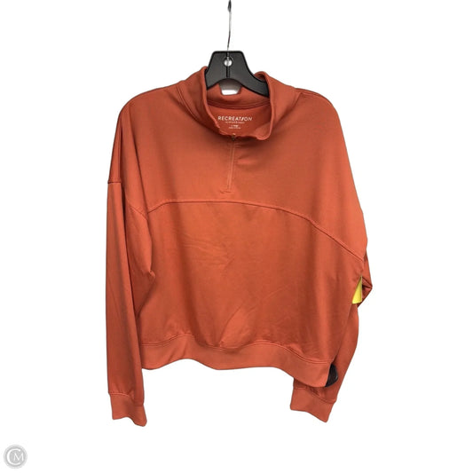 Athletic Jacket By Thread And Supply In Orange, Size: Xl