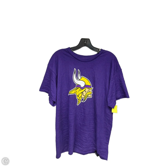 Athletic Top Short Sleeve By Clothes Mentor In Purple, Size: L