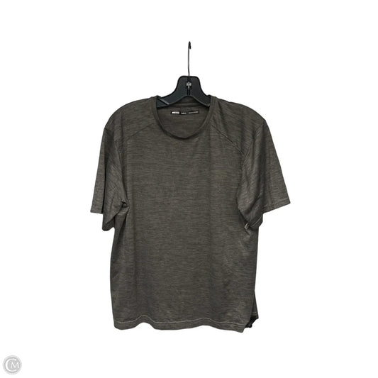 Athletic Top Short Sleeve By Rei In Brown, Size: M
