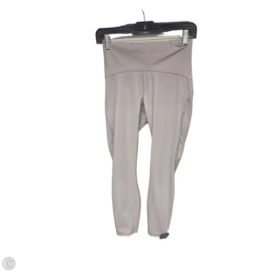 Athletic Leggings By Lululemon In Taupe, Size: 6