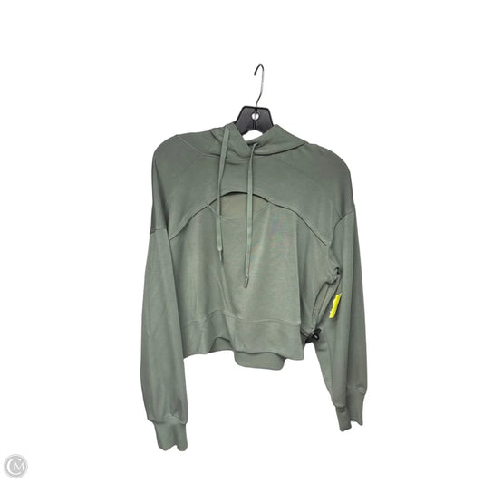 Athletic Sweatshirt Hoodie By 90 Degrees By Reflex In Green, Size: M