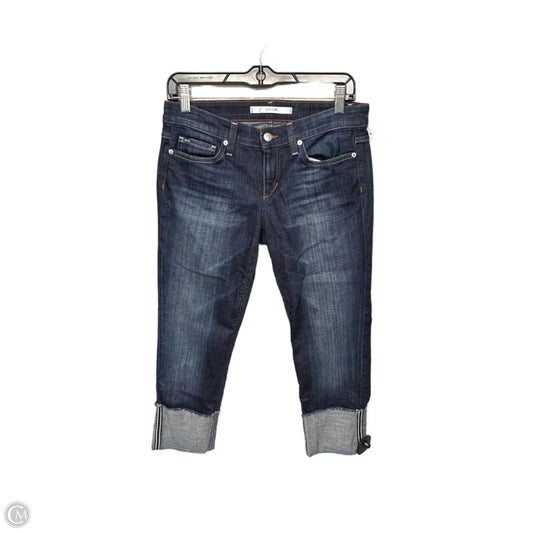 Jeans Cropped By Joes Jeans In Blue Denim, Size: 4