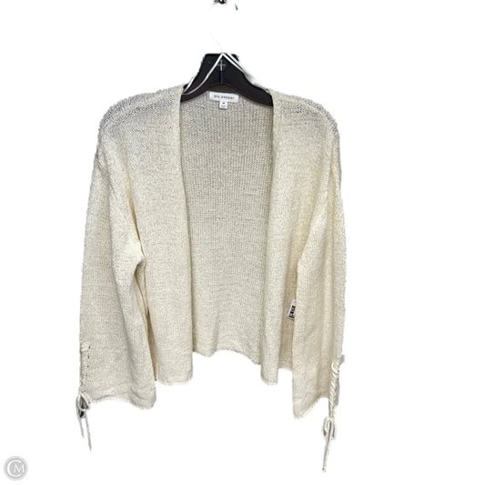 Cardigan By Blu Pepper In Cream, Size: M