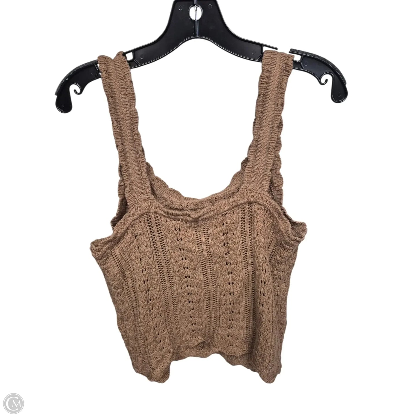Top Sleeveless By And Now This In Brown, Size: Xs