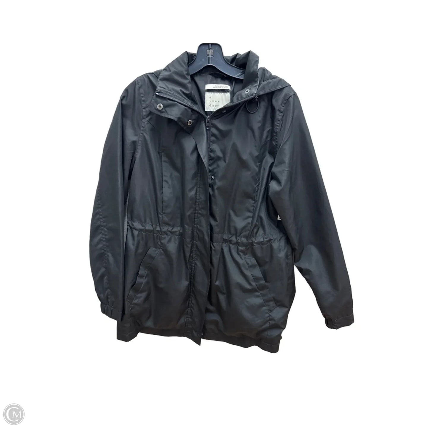 Jacket Windbreaker By A New Day In Black, Size: S