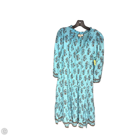 Dress Designer By Tuckernuck In Blue & Brown, Size: L