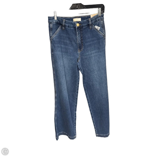 Jeans Wide Leg By Kut In Blue Denim, Size: 4