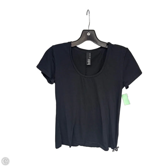 Top Short Sleeve By Bobi In Black, Size: M