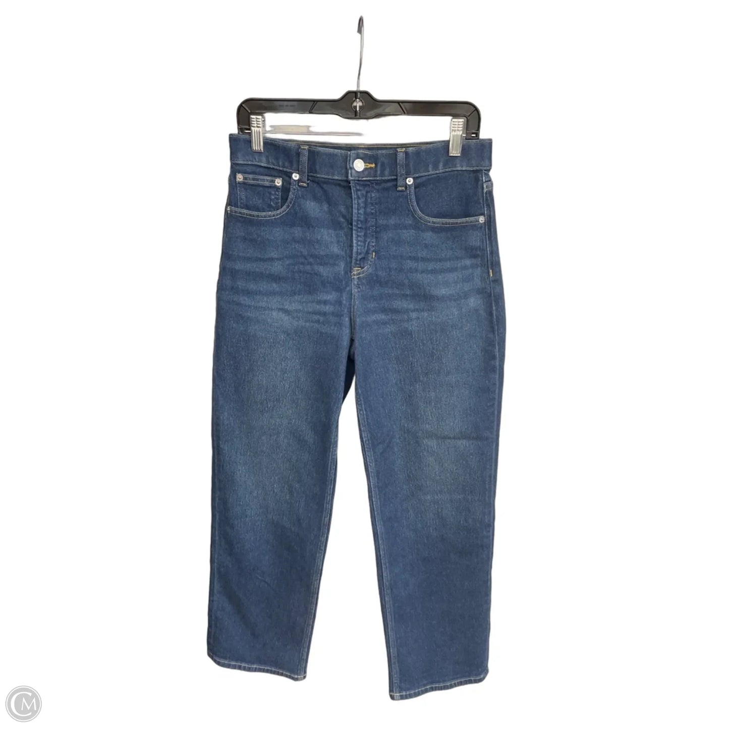 Jeans Straight By Spanx In Blue Denim, Size: M
