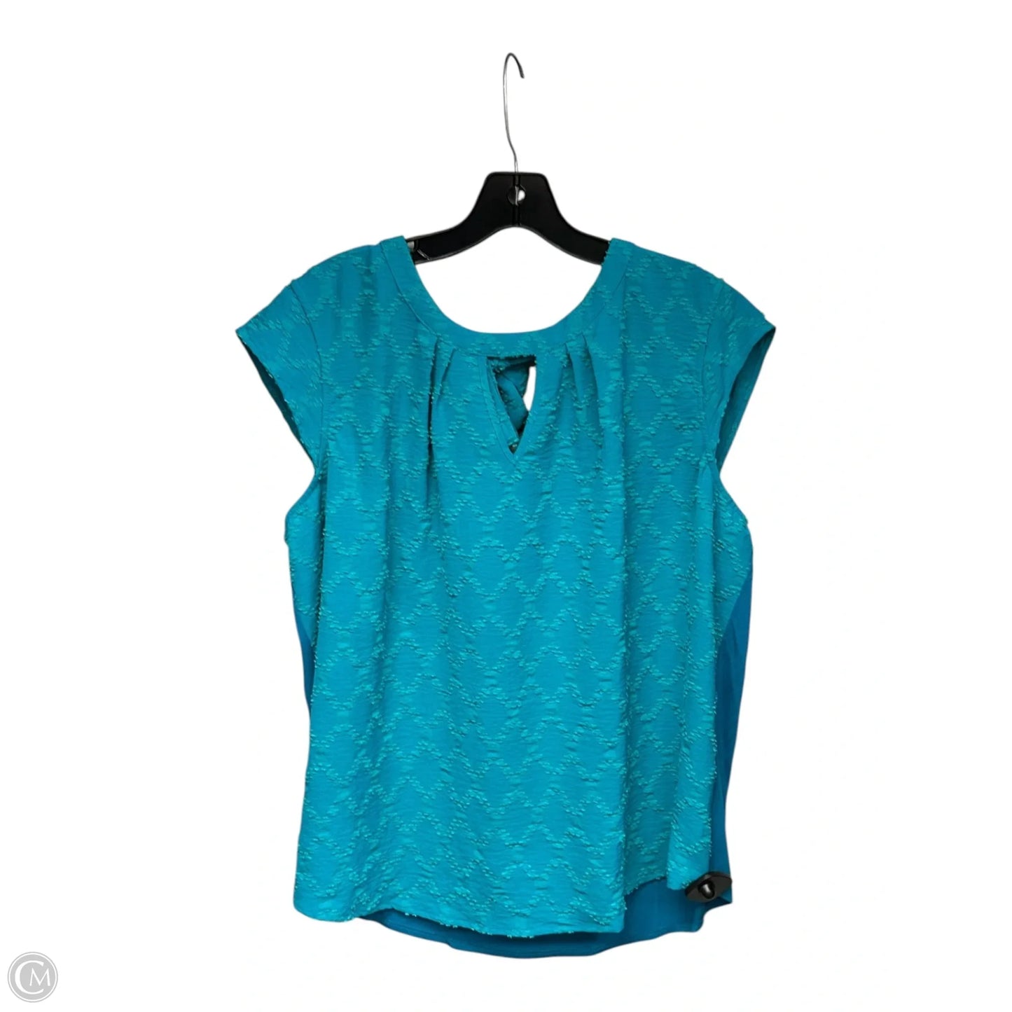 Top Sleeveless By Fortune & Ivy In Blue, Size: Xl