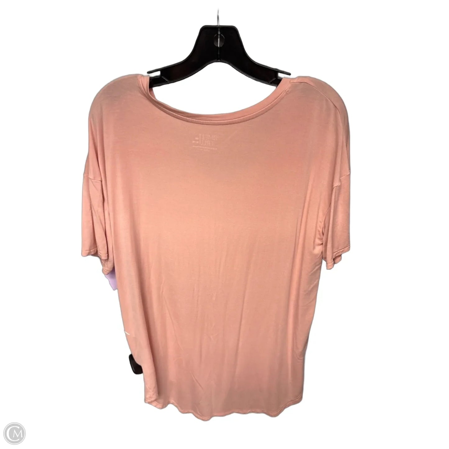 Top Short Sleeve By Time And Tru In Pink, Size: M