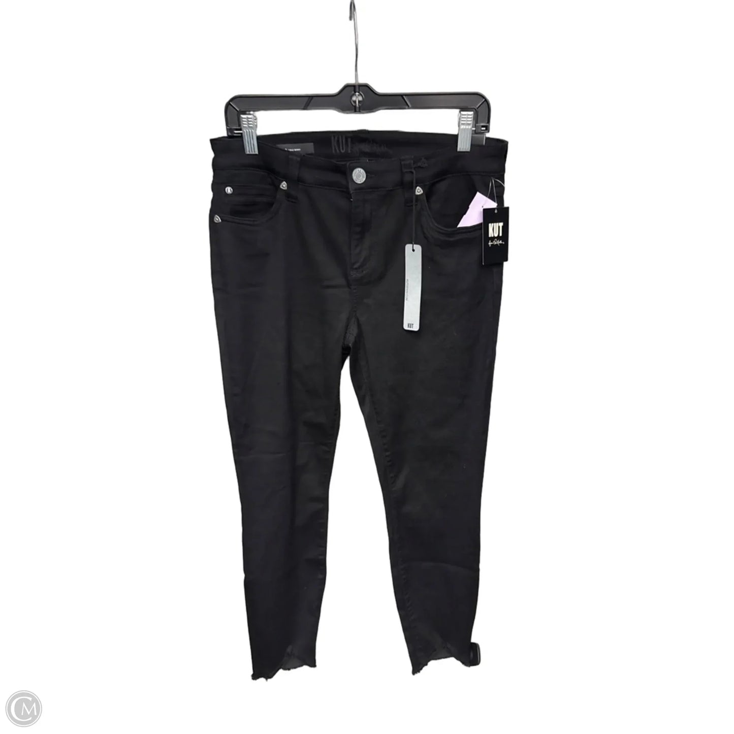 Jeans Skinny By Kut In Black, Size: 8