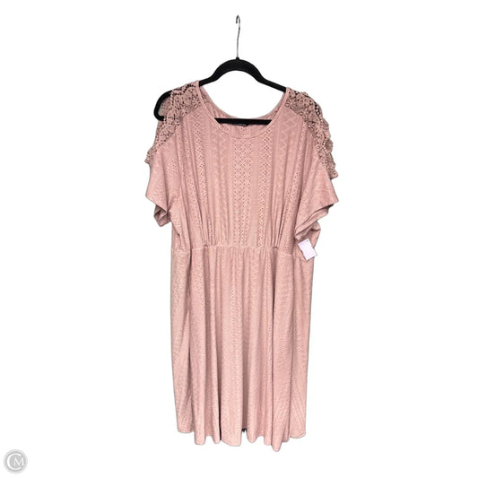Dress Casual Maxi By Bloomchic In Pink, Size: 18