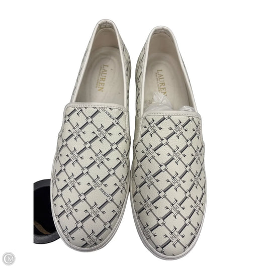 Shoes Flats By Lauren By Ralph Lauren In White, Size: 9.5
