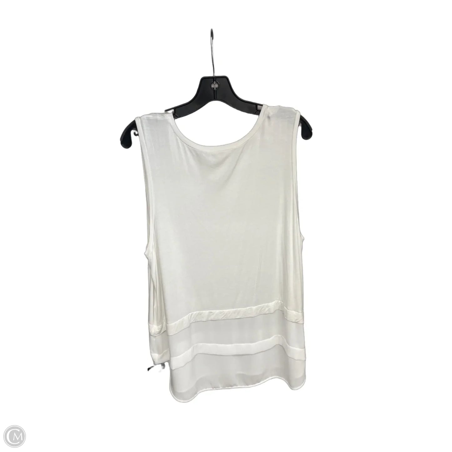 Top Sleeveless By Michael By Michael Kors In White, Size: Xl