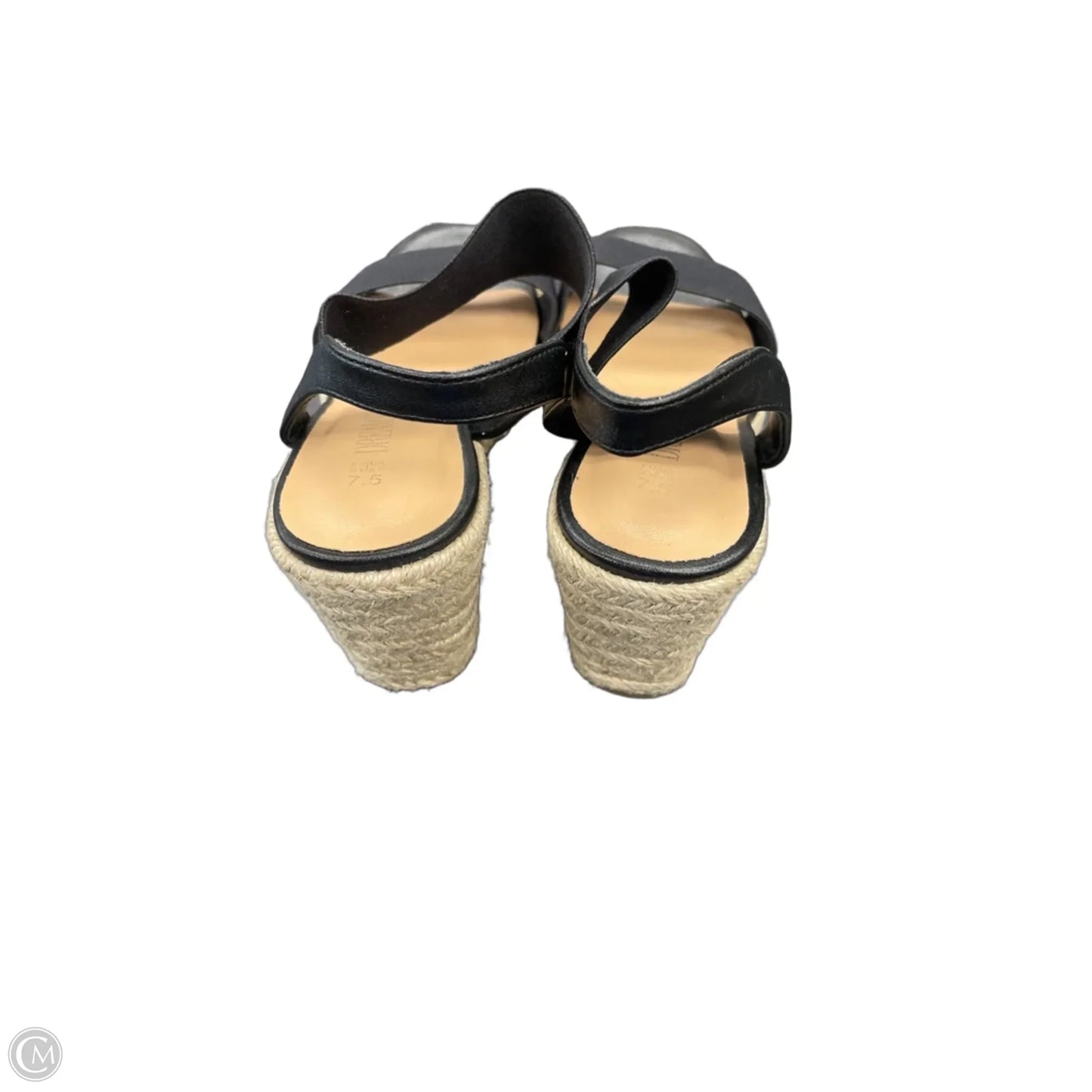 Sandals Heels Wedge By Dream Pairs In Black, Size: 7.5