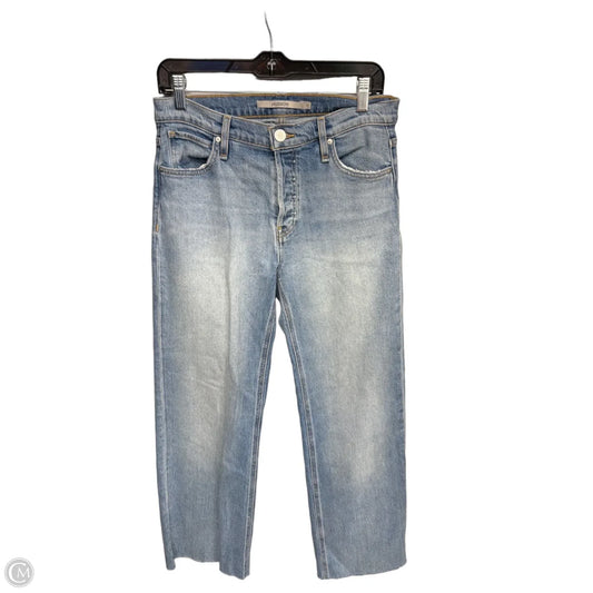 Jeans Straight By Hudson In Blue Denim, Size: 4