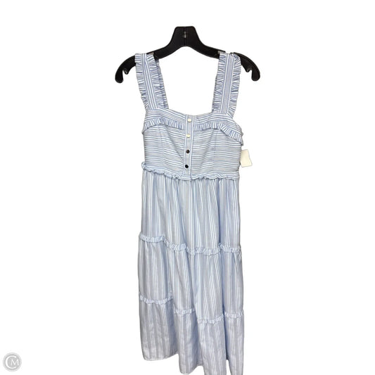 Dress Casual Maxi By Clothes Mentor In Blue & White, Size: S