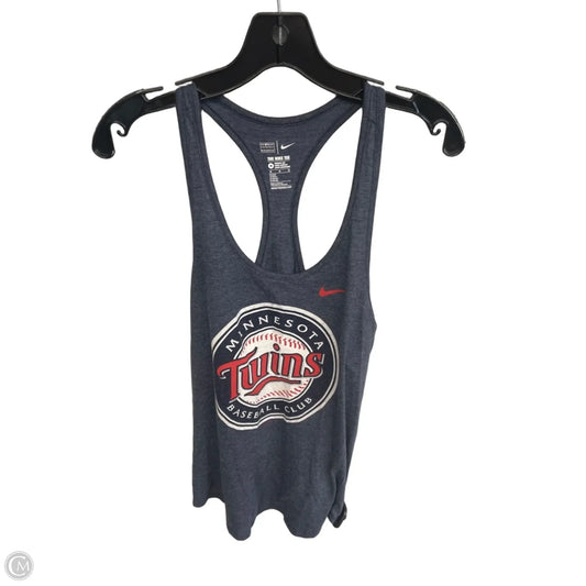 Athletic Tank Top By Nike In Blue, Size: M