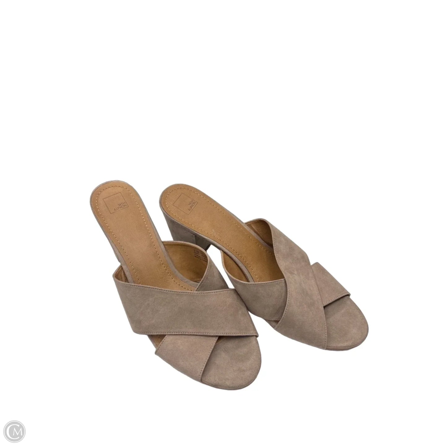 Shoes Heels Block By 14th And Union In Beige, Size: 12