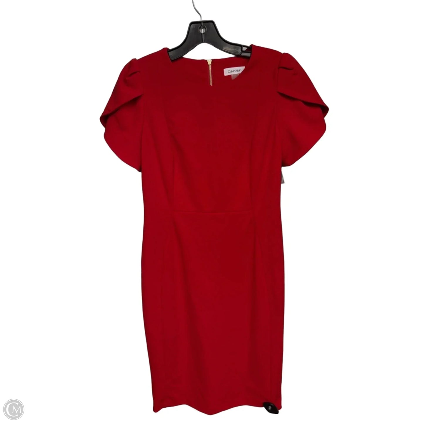Dress Casual Maxi By Calvin Klein In Red, Size: 10