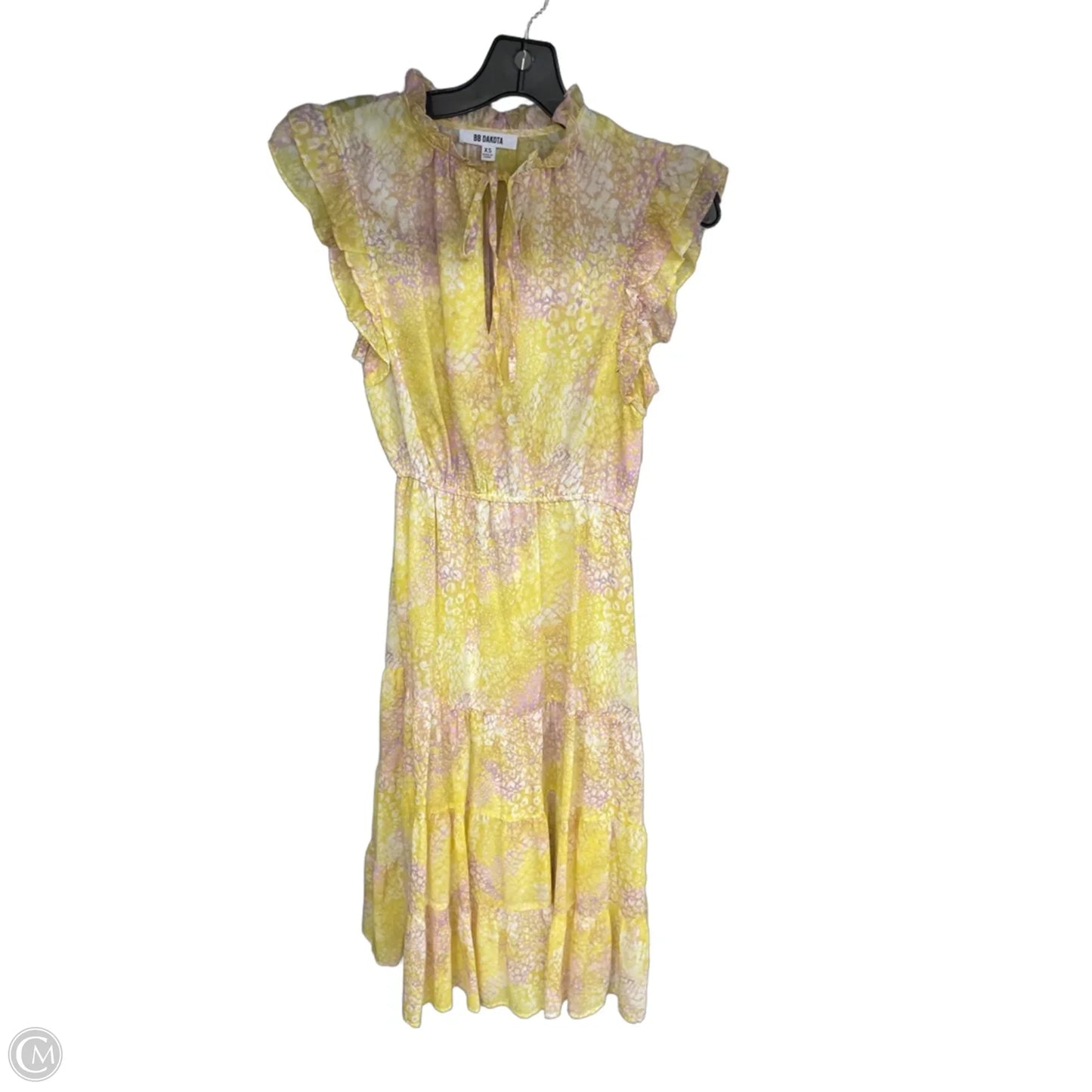 Dress Casual Maxi By Bb Dakota In Pink & Yellow, Size: Xs