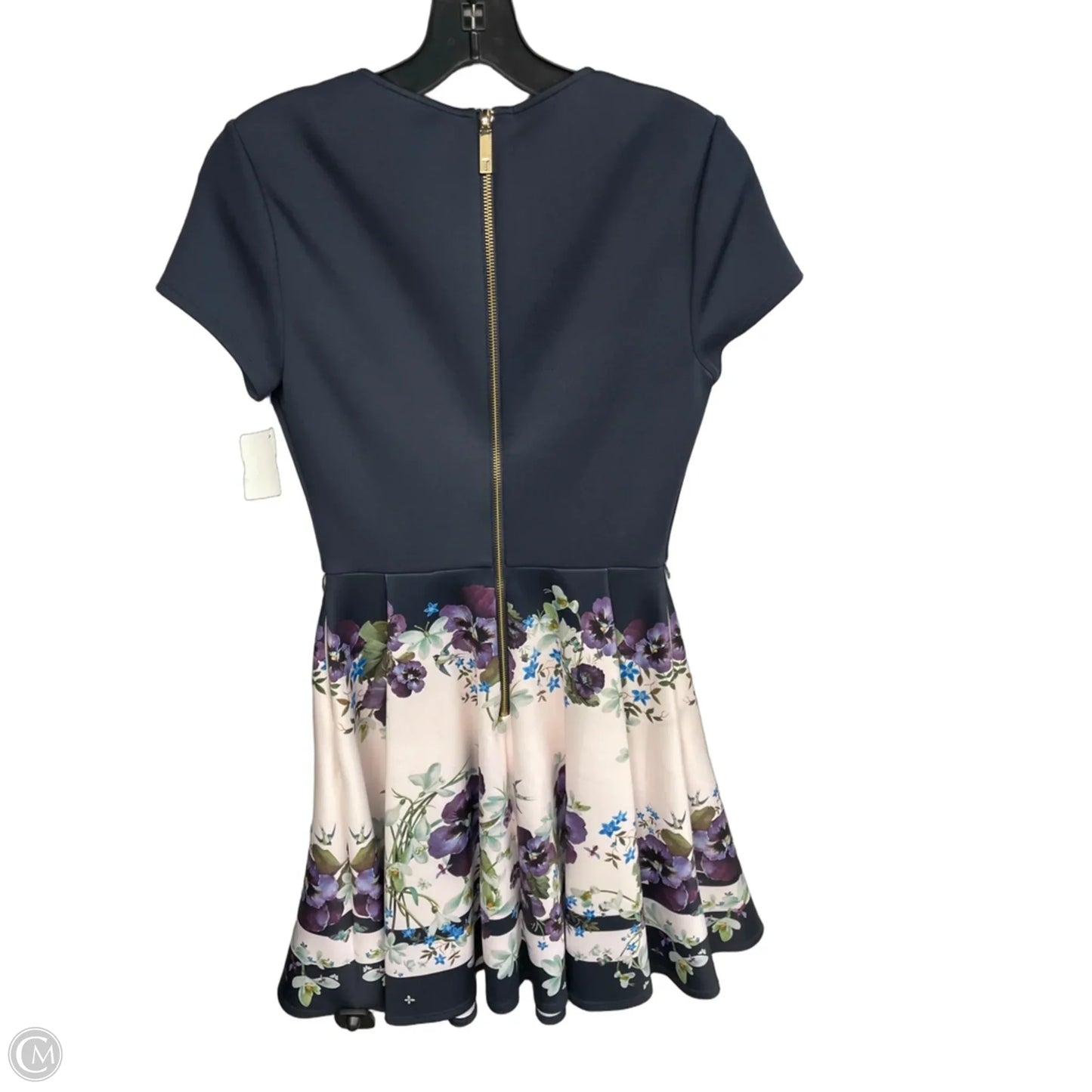 Dress Casual Short By Ted Baker In Blue & Pink, Size: S