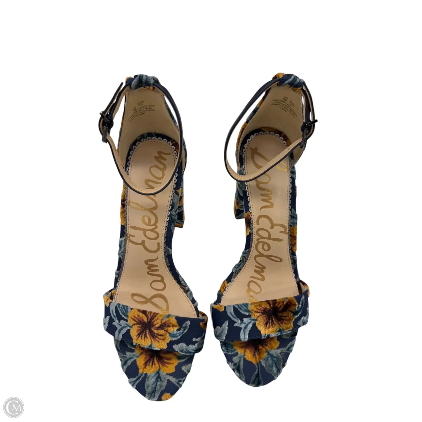 Shoes Heels Block By Sam Edelman In Floral Print, Size: 7