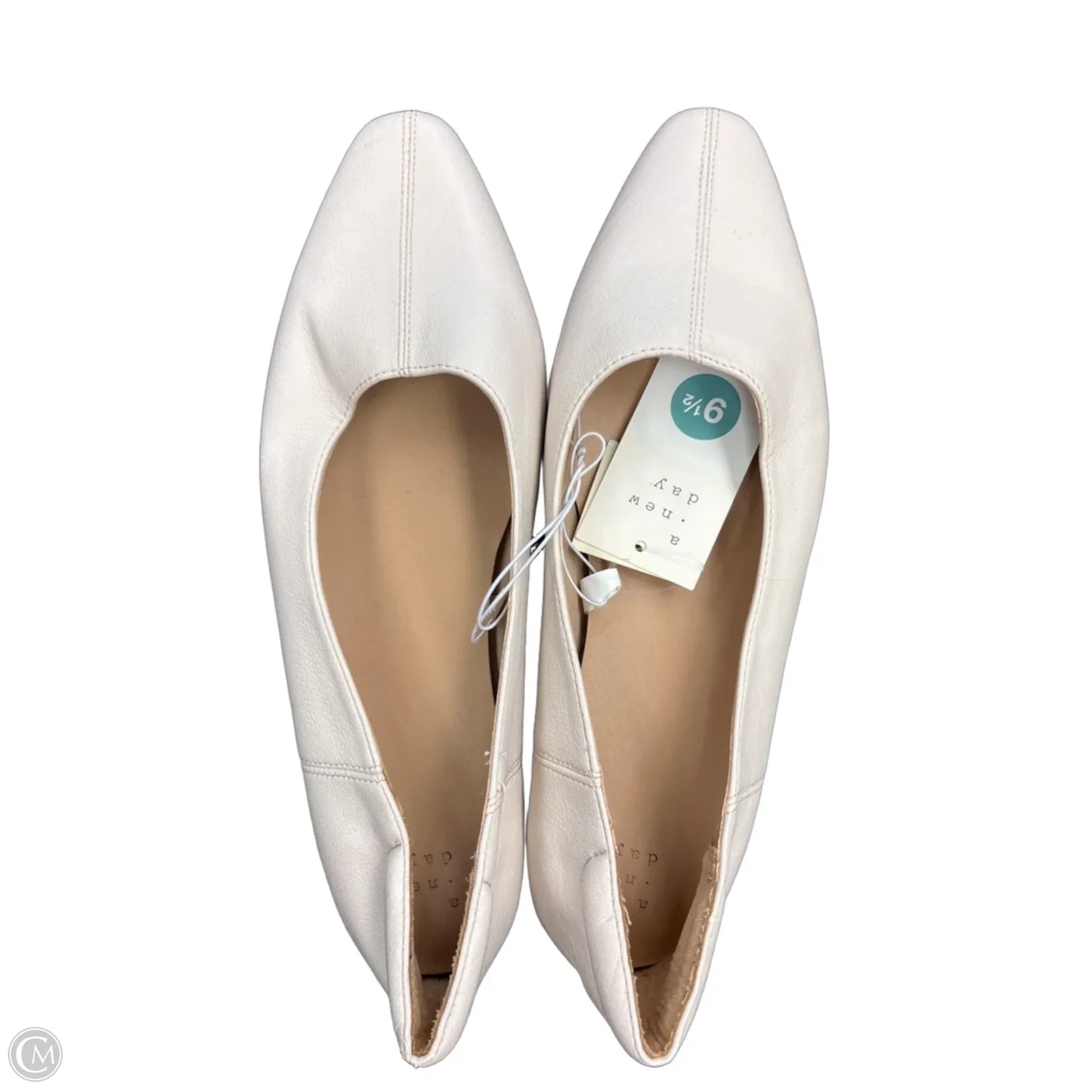 Shoes Flats By A New Day In Beige, Size: 9.5