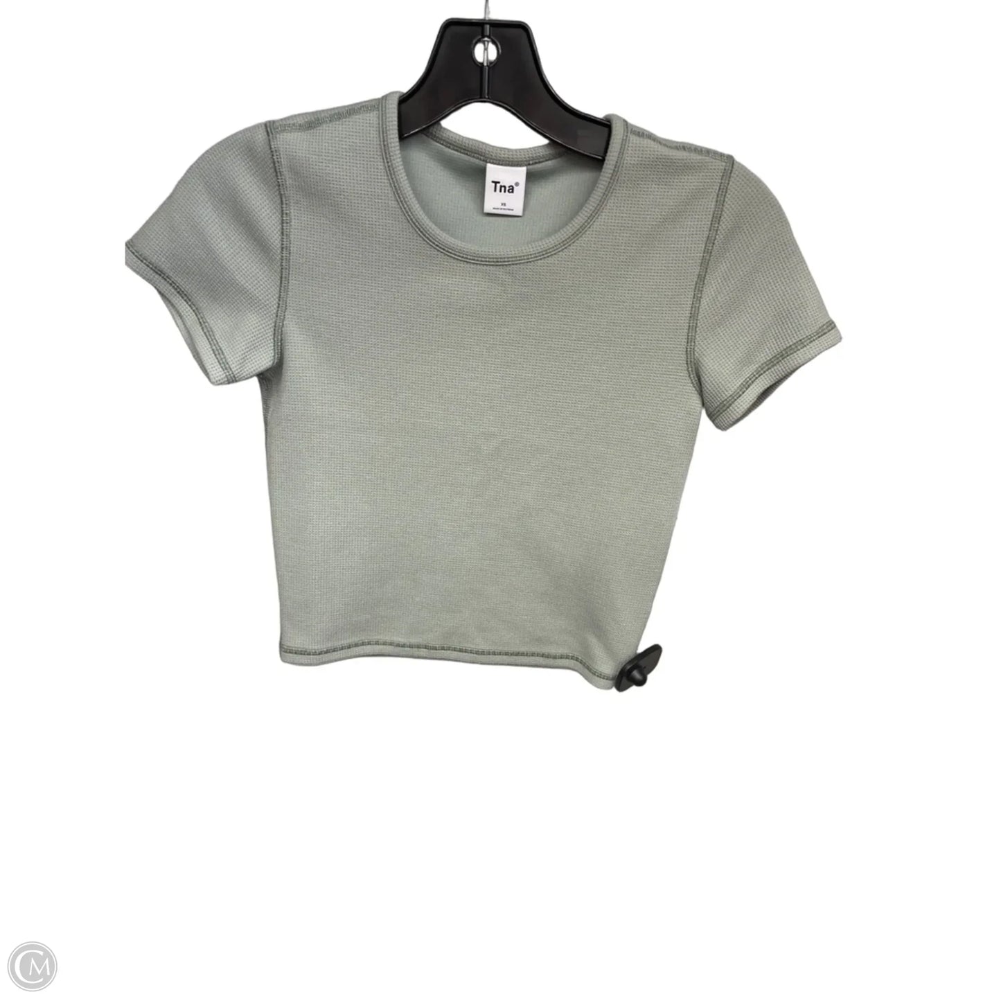 Top Short Sleeve By Tna In Green, Size: Xs