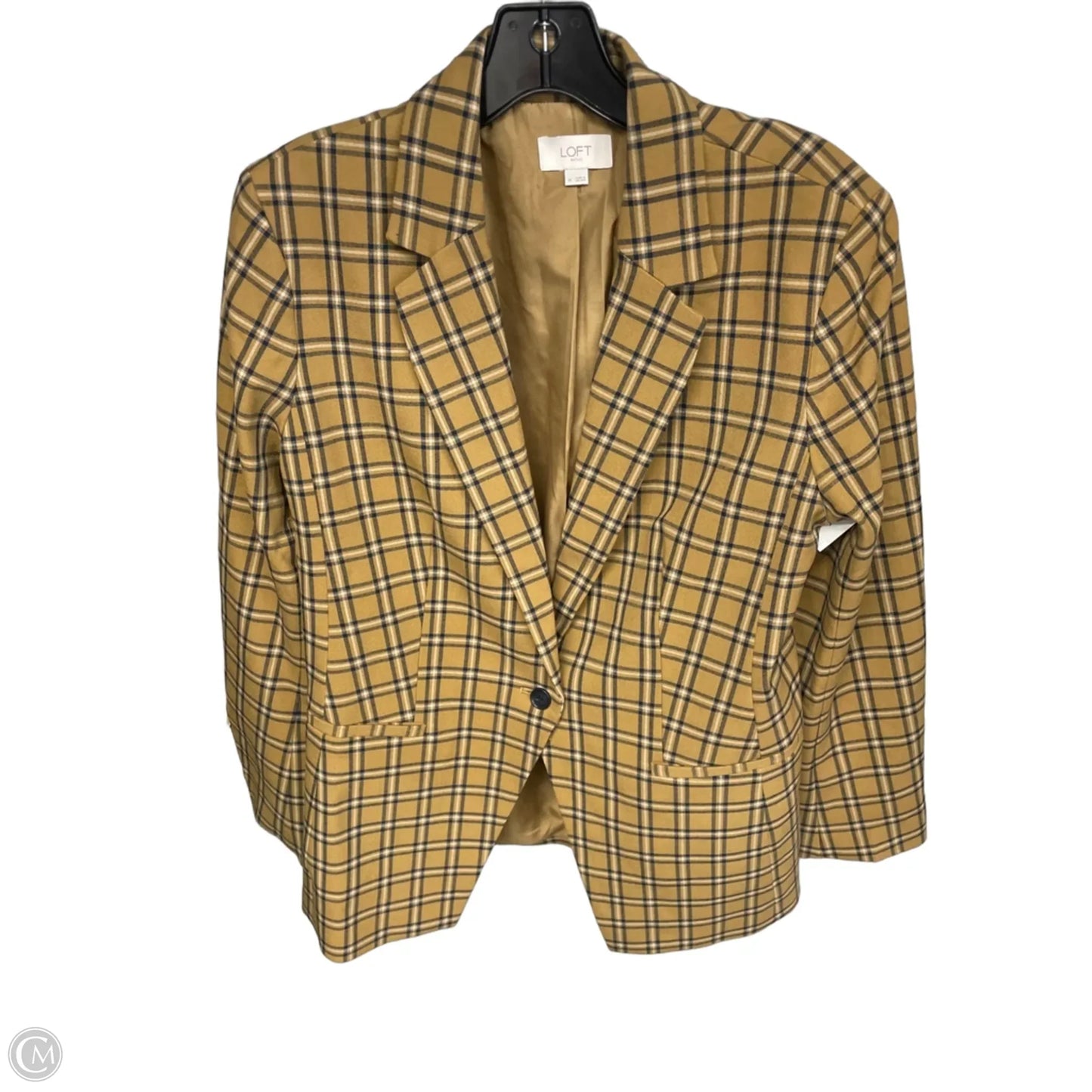 Blazer By Loft In Yellow, Size: M