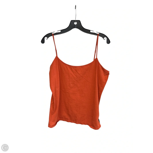 Tank Top By Halogen In Orange, Size: Xl