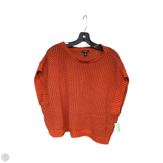 Top Short Sleeve By Halogen In Orange, Size: Xl