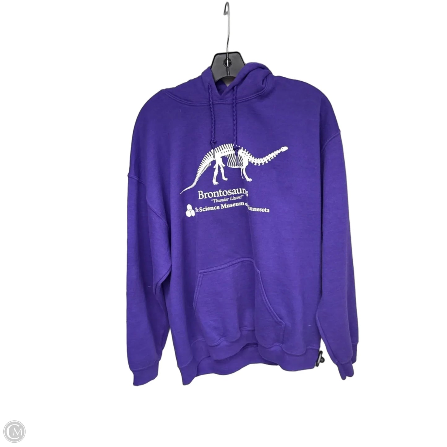 Sweatshirt Hoodie By Gildan In Purple, Size: L