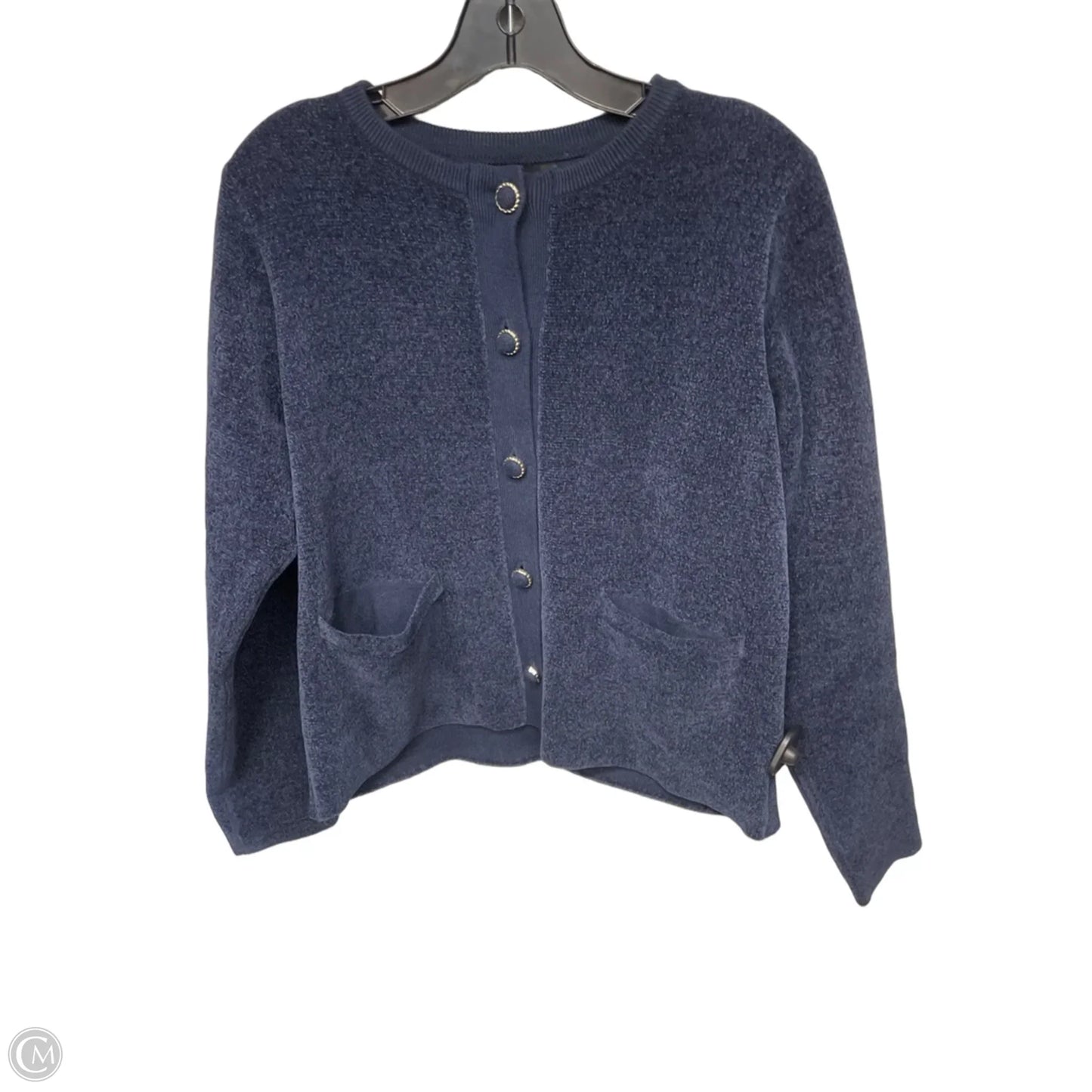 Cardigan By Adrienne Vittadini In Navy, Size: M