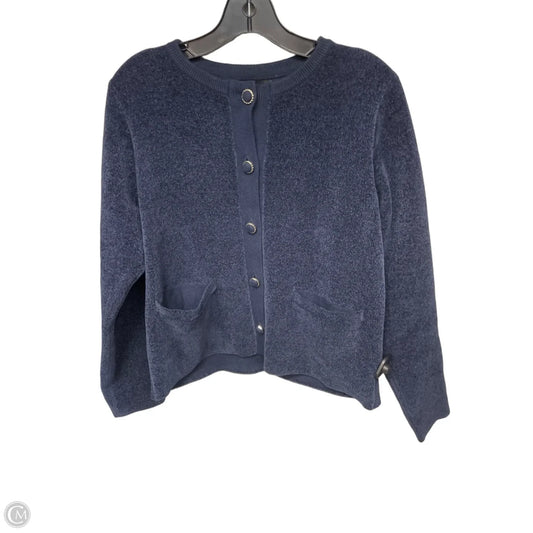 Cardigan By Adrienne Vittadini In Navy, Size: M