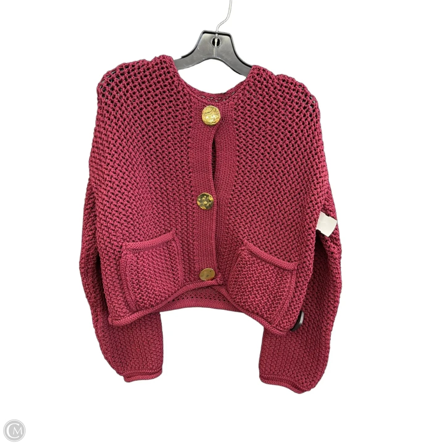 Cardigan By Zara In Red, Size: M