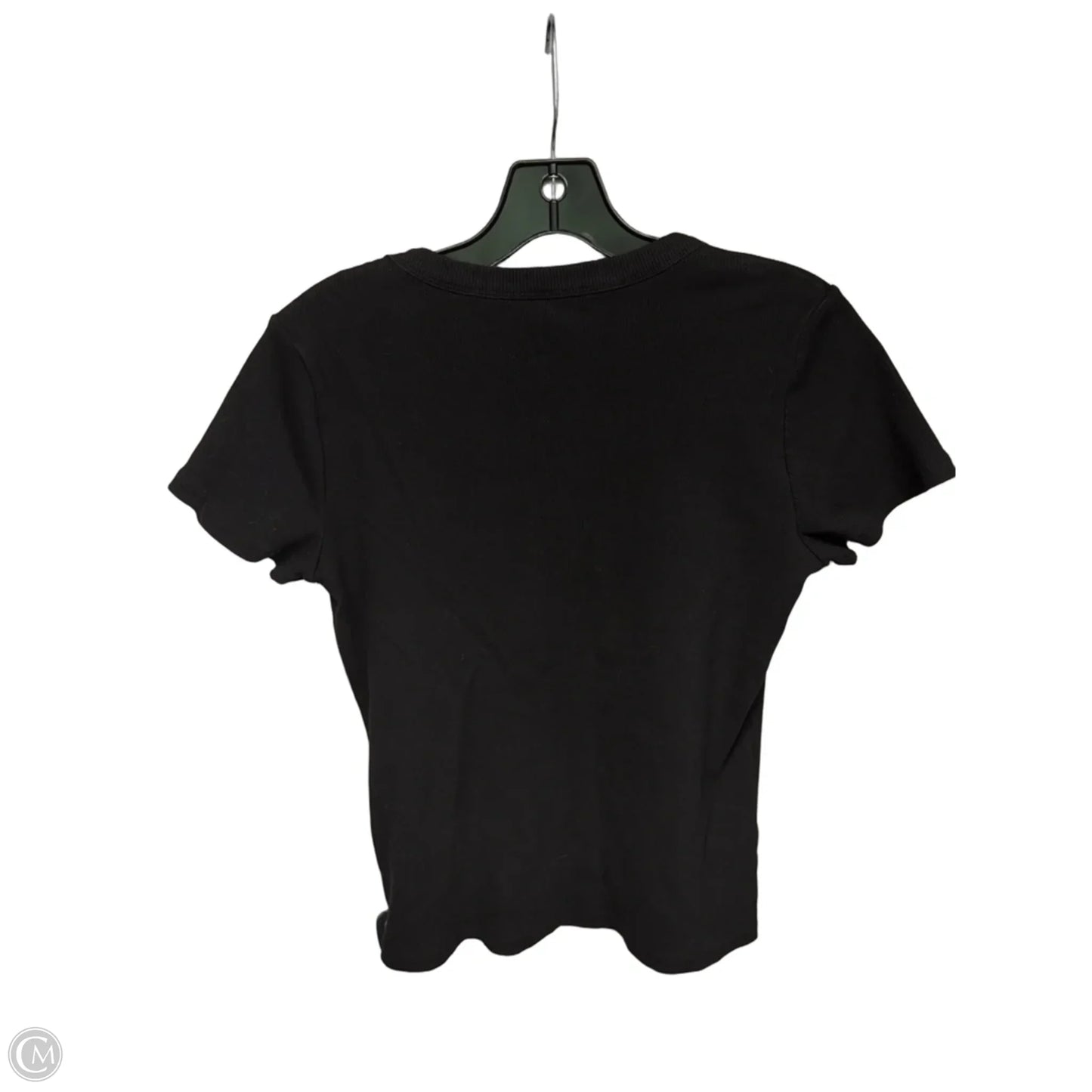 Top Short Sleeve By Maurices In Black, Size: Xl