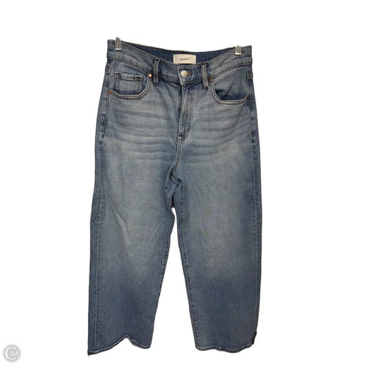 Jeans Wide Leg By Level 99 In Blue Denim, Size: 6
