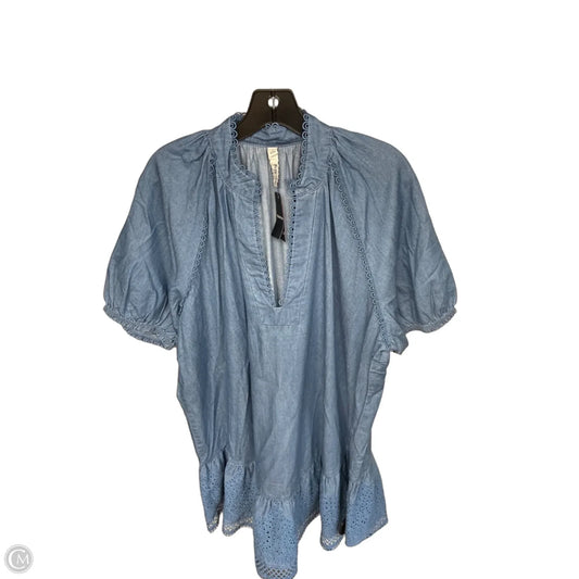 Dress Casual Midi By Torrid In Blue Denim, Size: 14