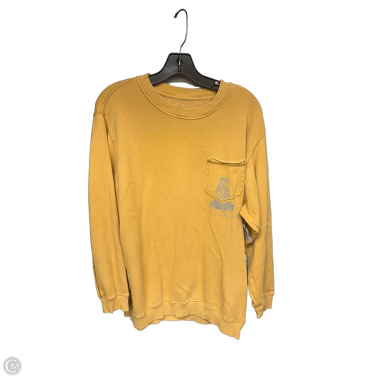 Sweatshirt Crewneck By Aerie In Yellow, Size: S