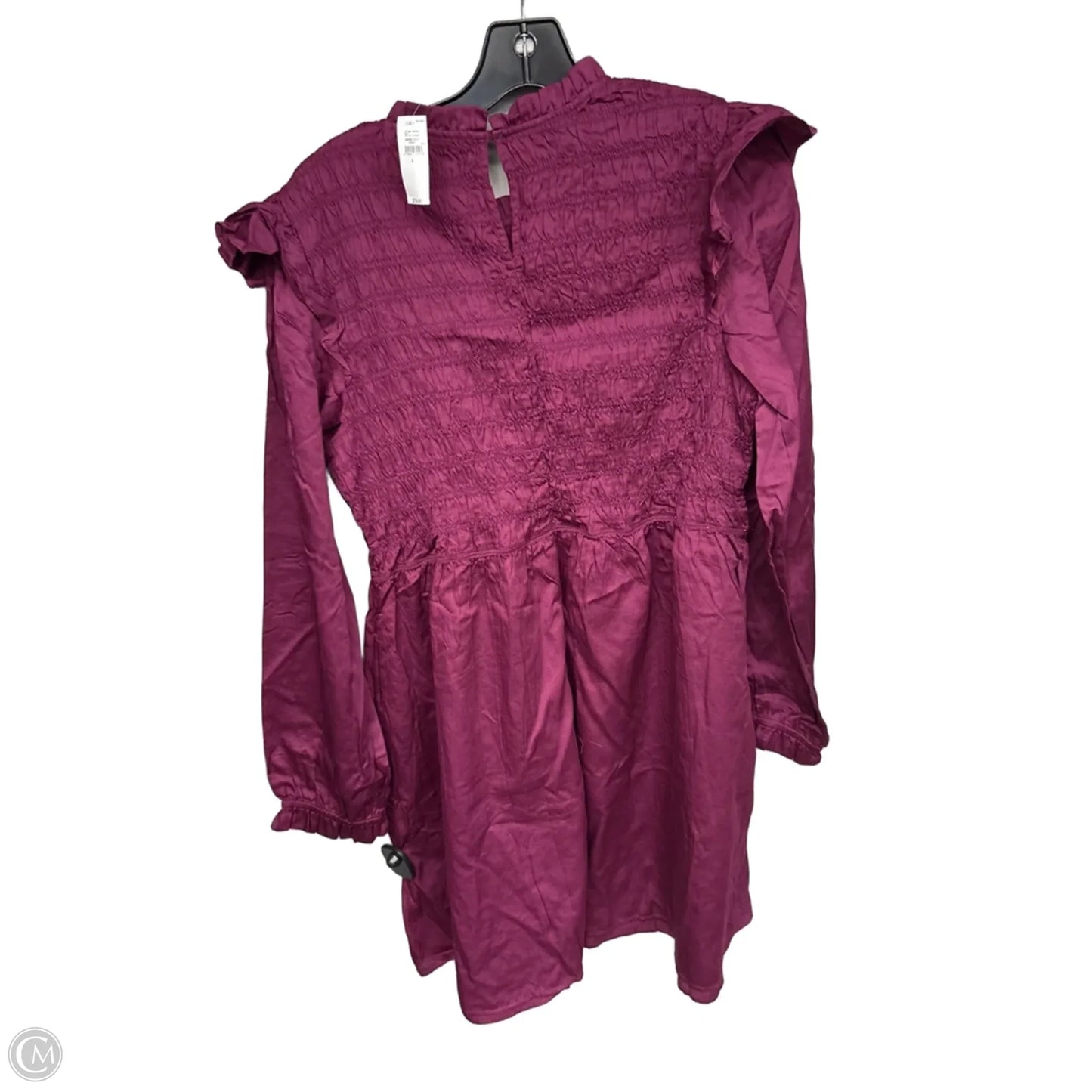 Dress Casual Midi By Gap In Purple, Size: L
