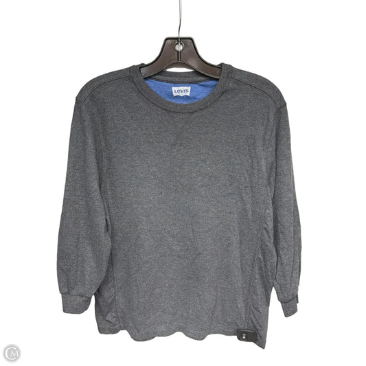 Top 3/4 Sleeve By Levis In Grey, Size: S