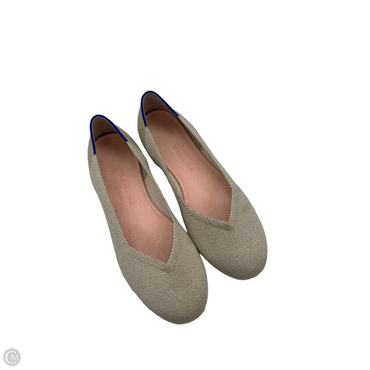 Shoes Flats By Rothys In Gold, Size: 8.5