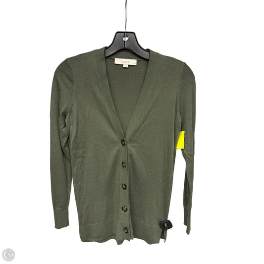 Cardigan By Loft In Green, Size: Xsp