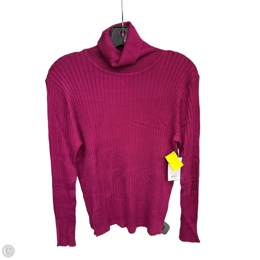 Top Long Sleeve By Nine West Apparel In Purple, Size: Xl